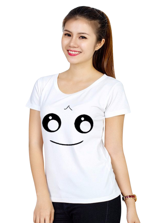 Áo Thun Nữ Hạnh Phúc Mặt Cười