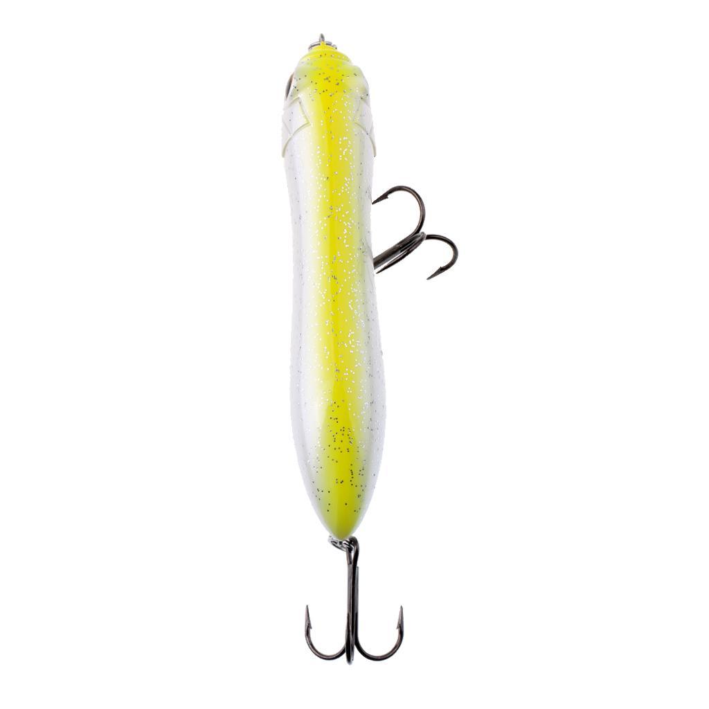 Fishing Lure Floating Lifelike Swimbait Artificial Bait Crankbait Hard Bait with 2 Treble Hooks for Bass Perch Trout 13cm/5inch