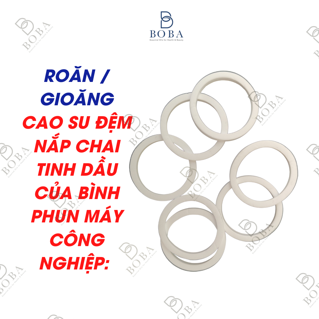 Phụ Kiện Máy Xông Tinh Dầu Công, Ống Hút, Đầu Lọc Tinh Dầu, Gioăng/Roăn cao su - BOBA NATURALS