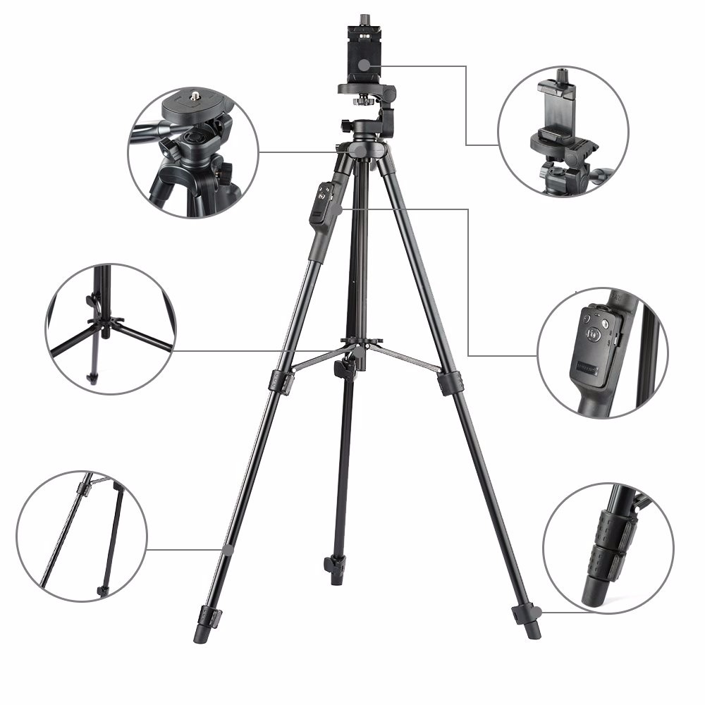 Gậy tripod 3388 kèm nút bluetooth