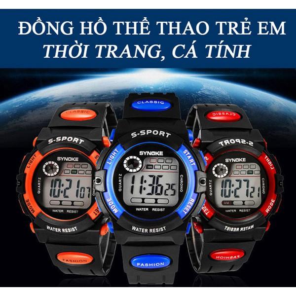 Đồng hồ trẻ em dây nhựa Synoke 99268