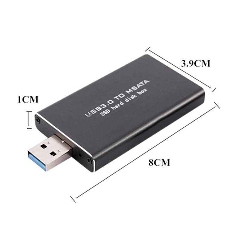 Hộp Đựng Ổ Cứng Ngoài MSATA - USB 3.0 - MSATA SSD USB3.0 - MSATA M2 SSD HDD Ốp