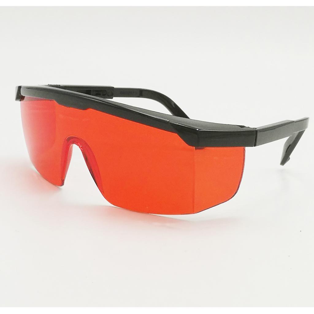 2x Work Anti-fog Clear Protective Safety Goggles Blue Light Blocking Glasses, Red, 15cm x 6.5cm / 5.9 x 2.56 Inch