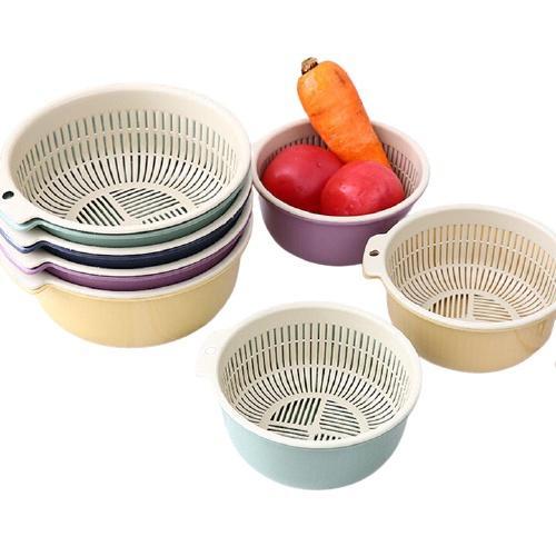 Bộ 2 thau rổ 2in1 xuất Thái thông minh tiện lợi