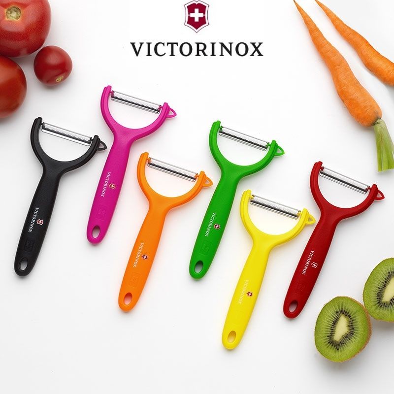 Dụng Cụ Gọt Củ Quả Lưỡi Răng Cưa Thép Không Gỉ Cao Cấp VICTORINOX Cán Nhựa