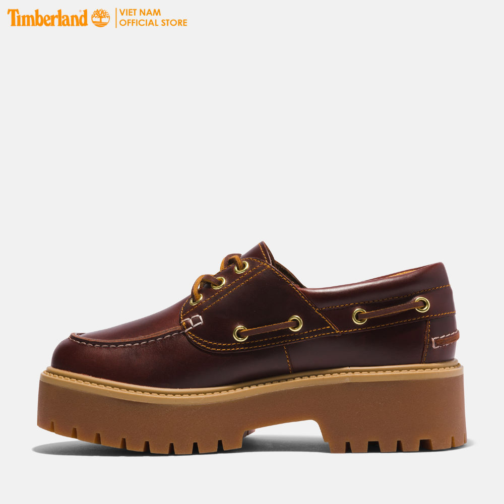 Timberland Giày Lười Nữ Đế Cao - Women’s Timberland Premium Boat Shoe TB0A2QDMH3