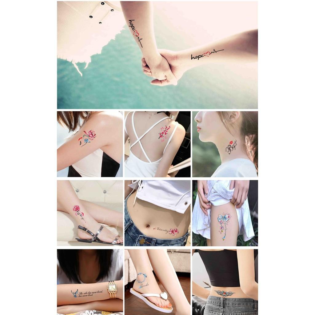 CÓ SẴN - RẺ VÔ ĐỊCH sỉ combo 100 tấm xăm dán tatoo ngẫu nhiên 100 mẫu-q53 thuthuyshop169