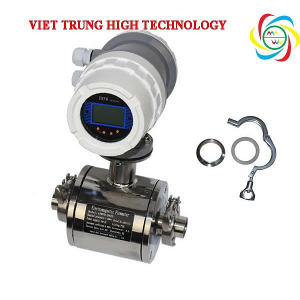 Cảm Biến Lưu Lượng Điện Từ Thông Minh| Đồng Hồ Đo Lưu Lượng Điện Từ Dùng trong Thực Phẩm Dược Phâm