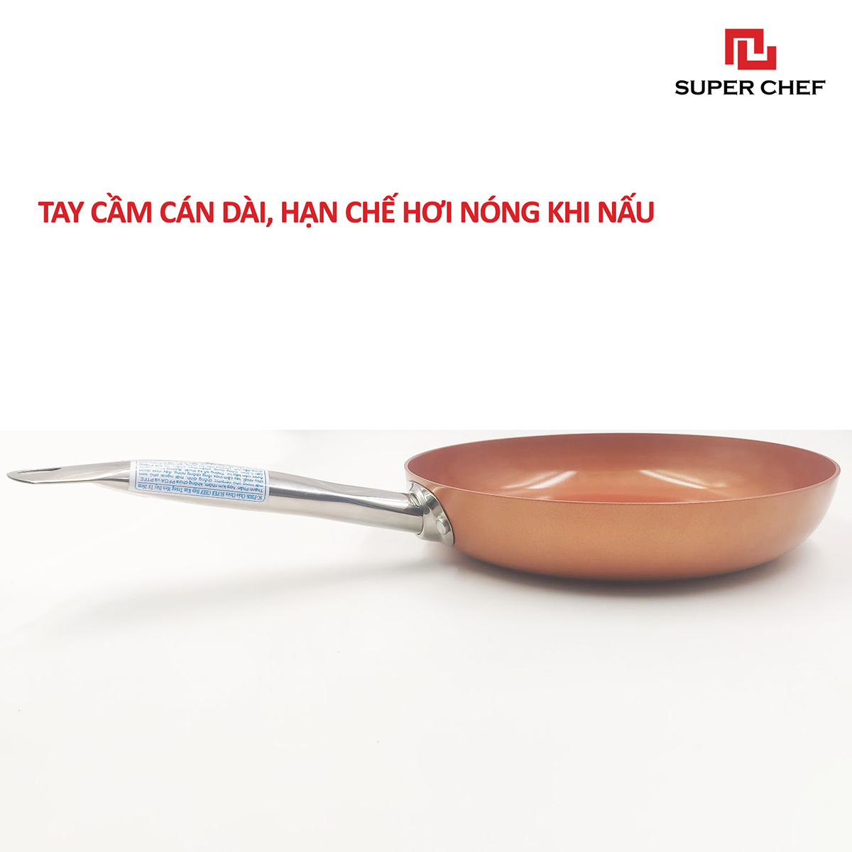 Combo Nồi Chảo Tròn Chống Dính Super Chef Đáy Từ Cao Cấp, An Toàn, Bền Bỉ Size NC26