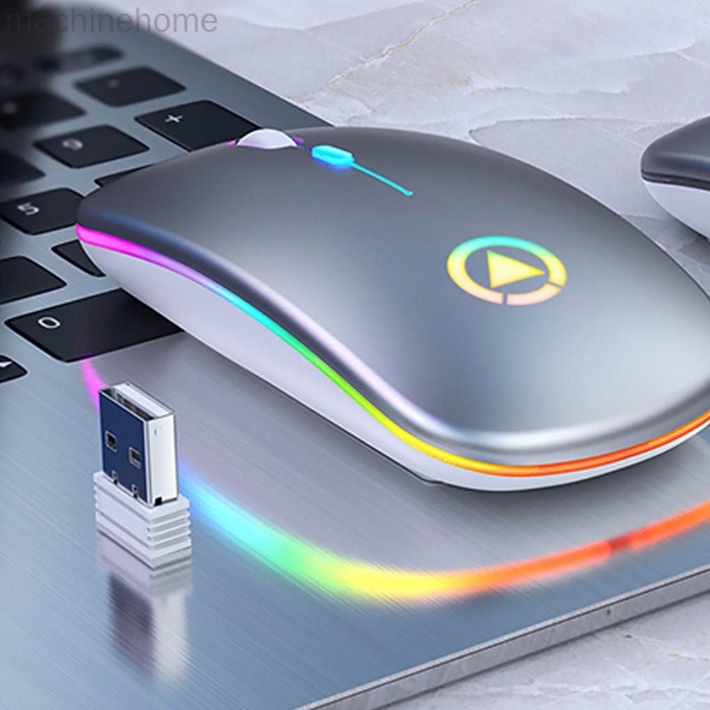 Chuột không dây Không Gây Tiếng Ồn Có Thể Sạc Lại Dành Cho PC Laptop