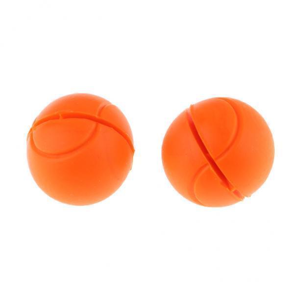 2xSilicone Tennis Racket Vibration Damper Racquet Shock Absorber Orange