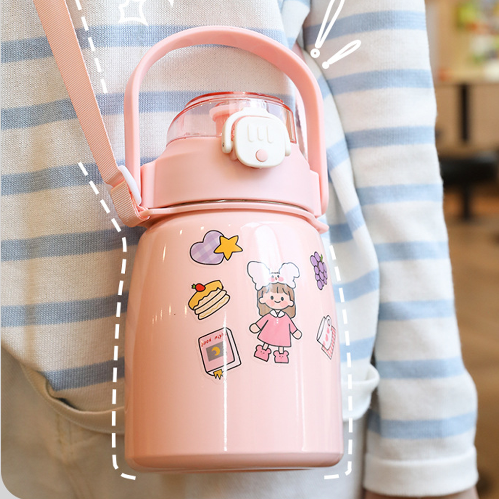 Bình Giữ Nhiệt Dung Tích 850ml Chất Liệu Inox SUS 304 Giữ Nhiệt 4-6 Tiếng