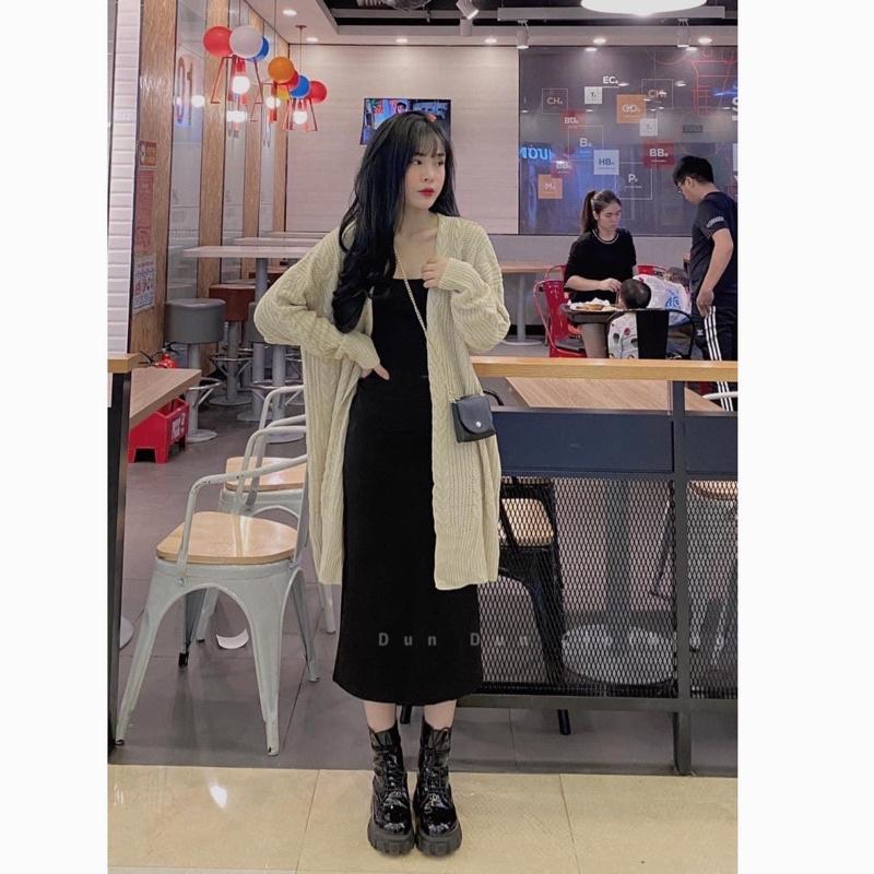 Váy Body Maxi 2 Dây Dáng Dài, Váy 2 Dây Dáng Ôm Có Ảnh Thật Kèm Video
