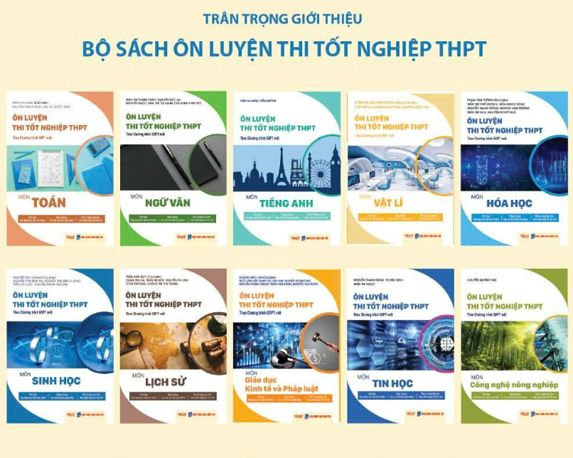 Sách - Ôn Luyện Thi Tốt Nghiệp THPT Các Môn (Theo Chương Trình GDPT Mới) - VETT