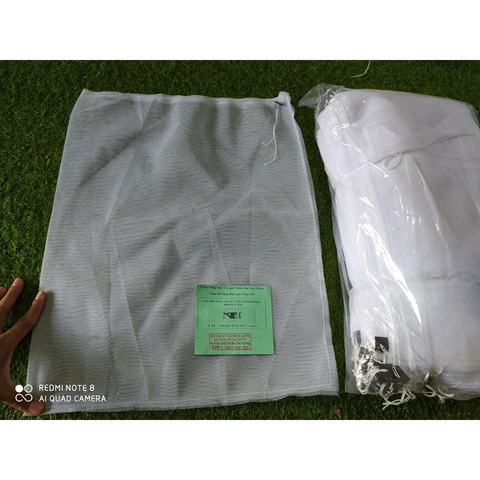 100 cái TÚI BAO ,BỌC NHÃN, SẦU RIÊNG,MÍT TỐ NỮ LƯỚI DÀY