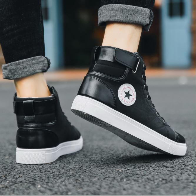 Giày thể thao nam cổ cao, giày sneaker nam cổ cao thiết kế thời thượng, trẻ trung, cá tính