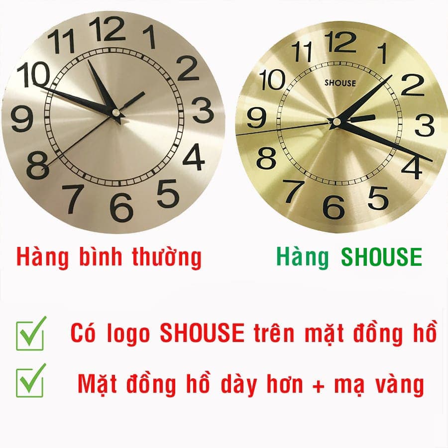 Đồng Hồ Treo Tường Trang Trí Nghệ thuật Kim Trôi Hình Bông Hoa DC225 Nghệ Thuật Cao Cấp Shouse hiện đại 3D kích cỡ lớn đẹp treo phòng khách