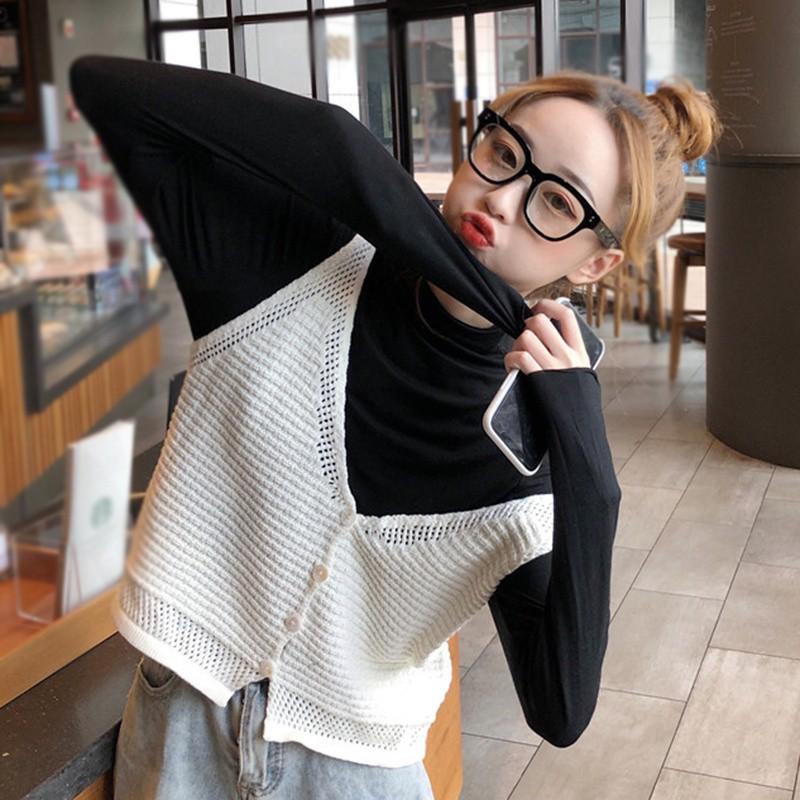 Áo Len Nữ Không Tay Dáng Rộng Thời Trang Dễ Phối