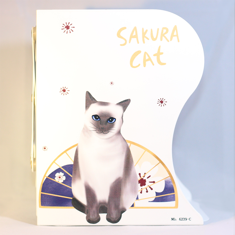 Kệ Chặn Sách Xếp - Sakura Cat - 6239