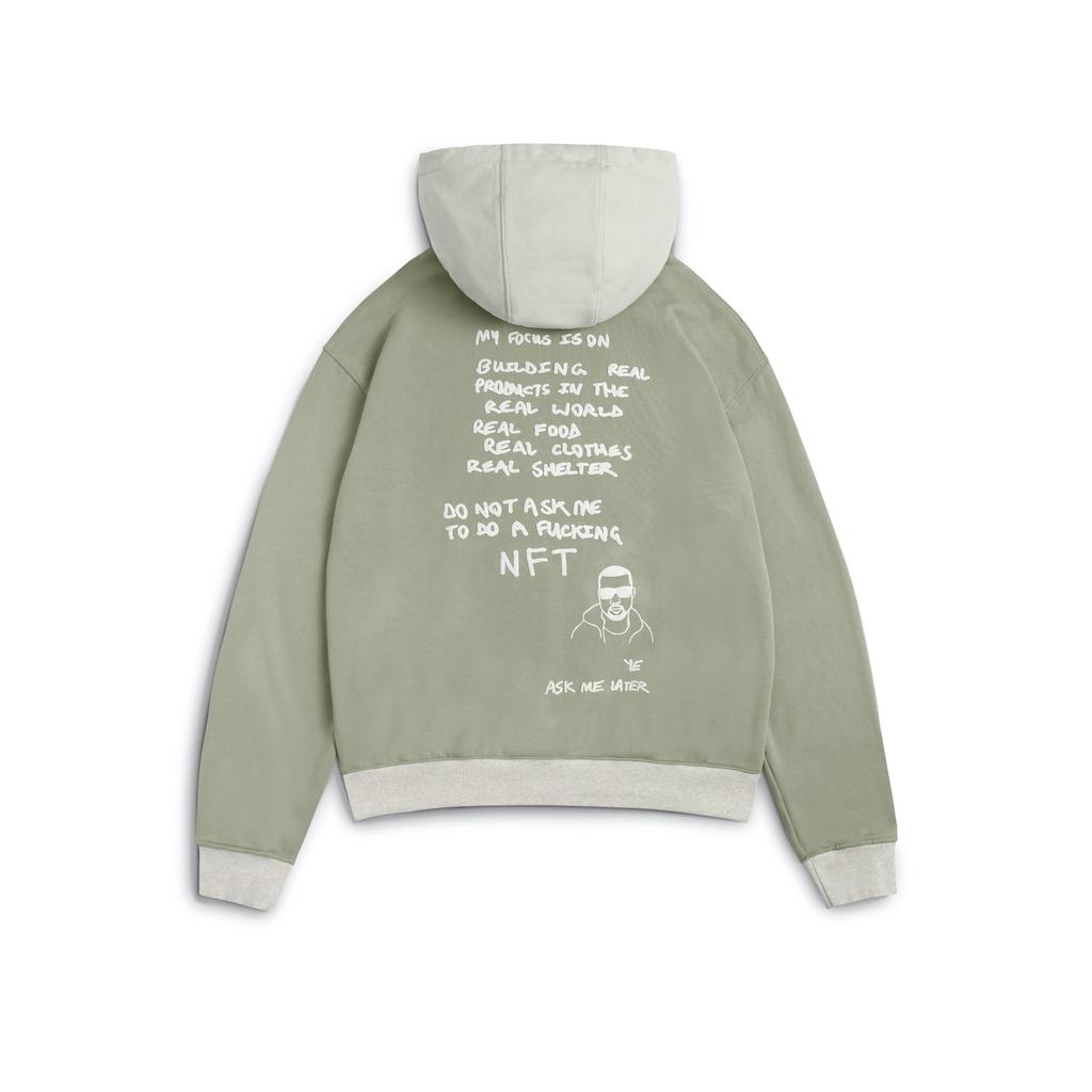 Áo hoodie 'GOLDIE YE' 100% nỉ chân cua