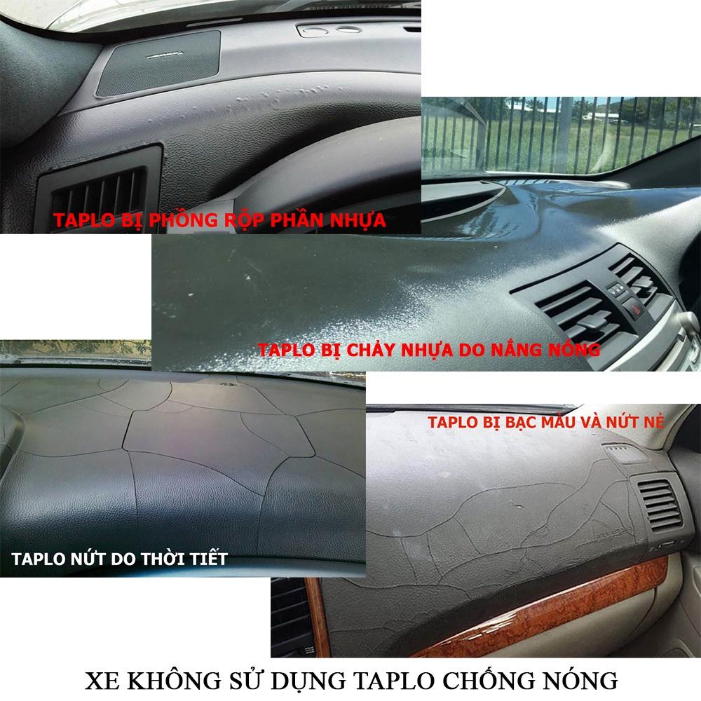 Thảm Taplo dành cho xe Toyota Raize 2021 chất liệu Nhung, da Carbon, da vân gỗ