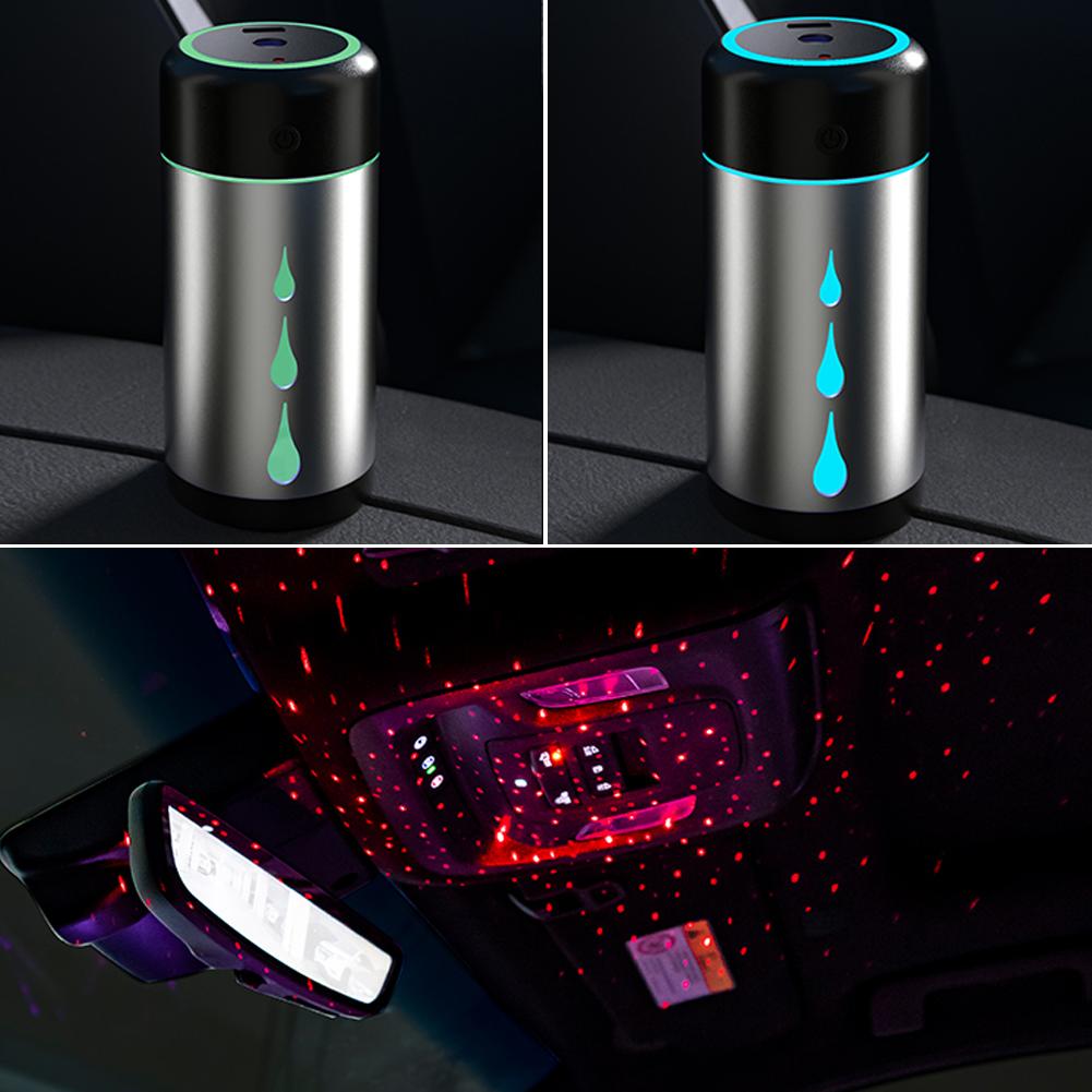 Máy Phun Sương Tạo Độ Ẩm Không Khí Bầu Trời Đầy Sao Chiếu USB Mini Máy Tạo Độ Ẩm Không Khí Phun Tinh Dầu Khuếch Tán Hương Thơm
