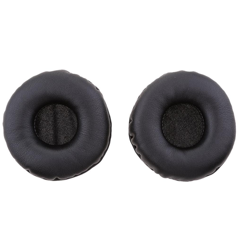 2 Pairs 70mm Replacement Ear Cushions Earpads Covers for Headphones