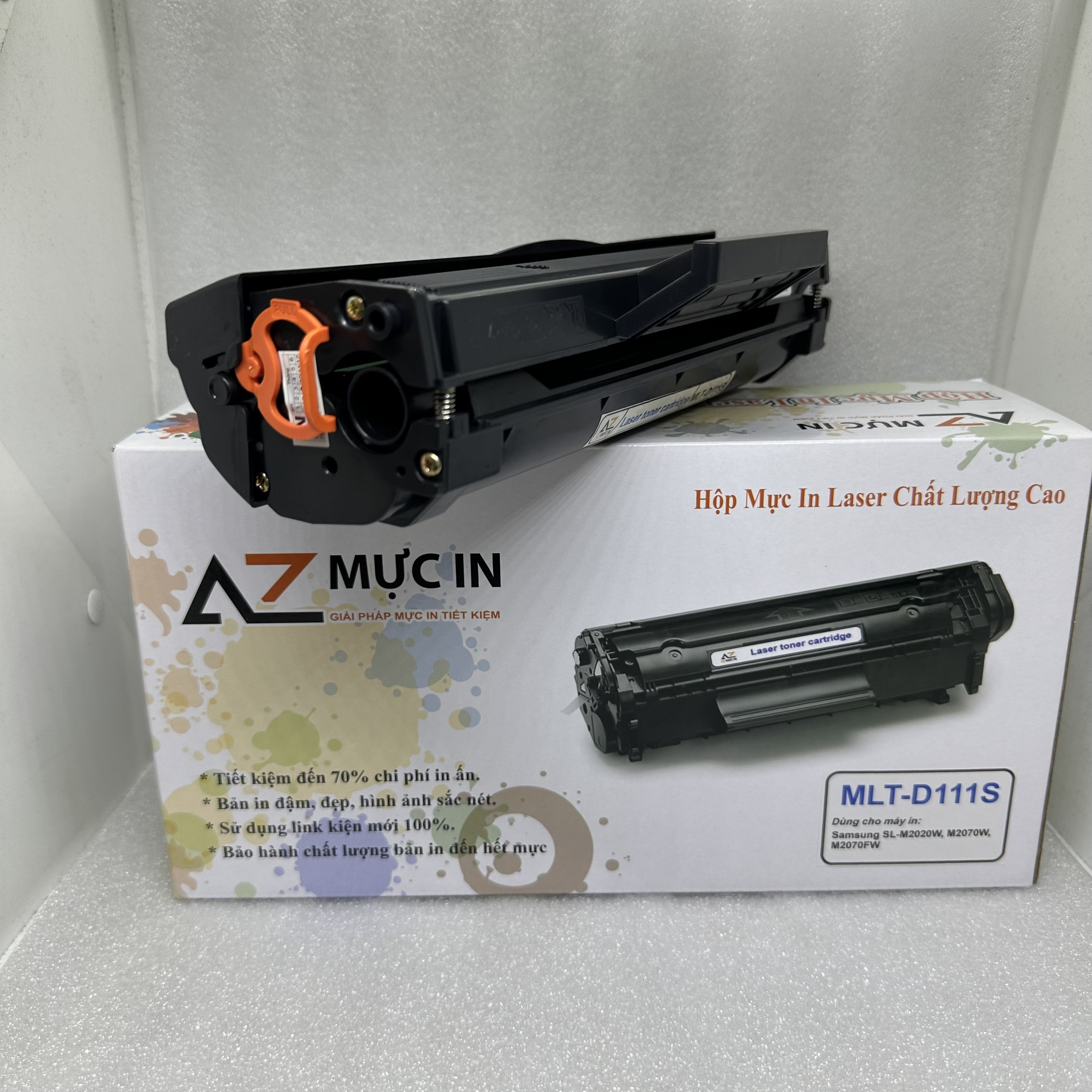 Hộp mực AZ MLT D111S dùng cho máy in Samsung SL-M2020, 2020W, 2070, 2070FW - Hàng chính hãng