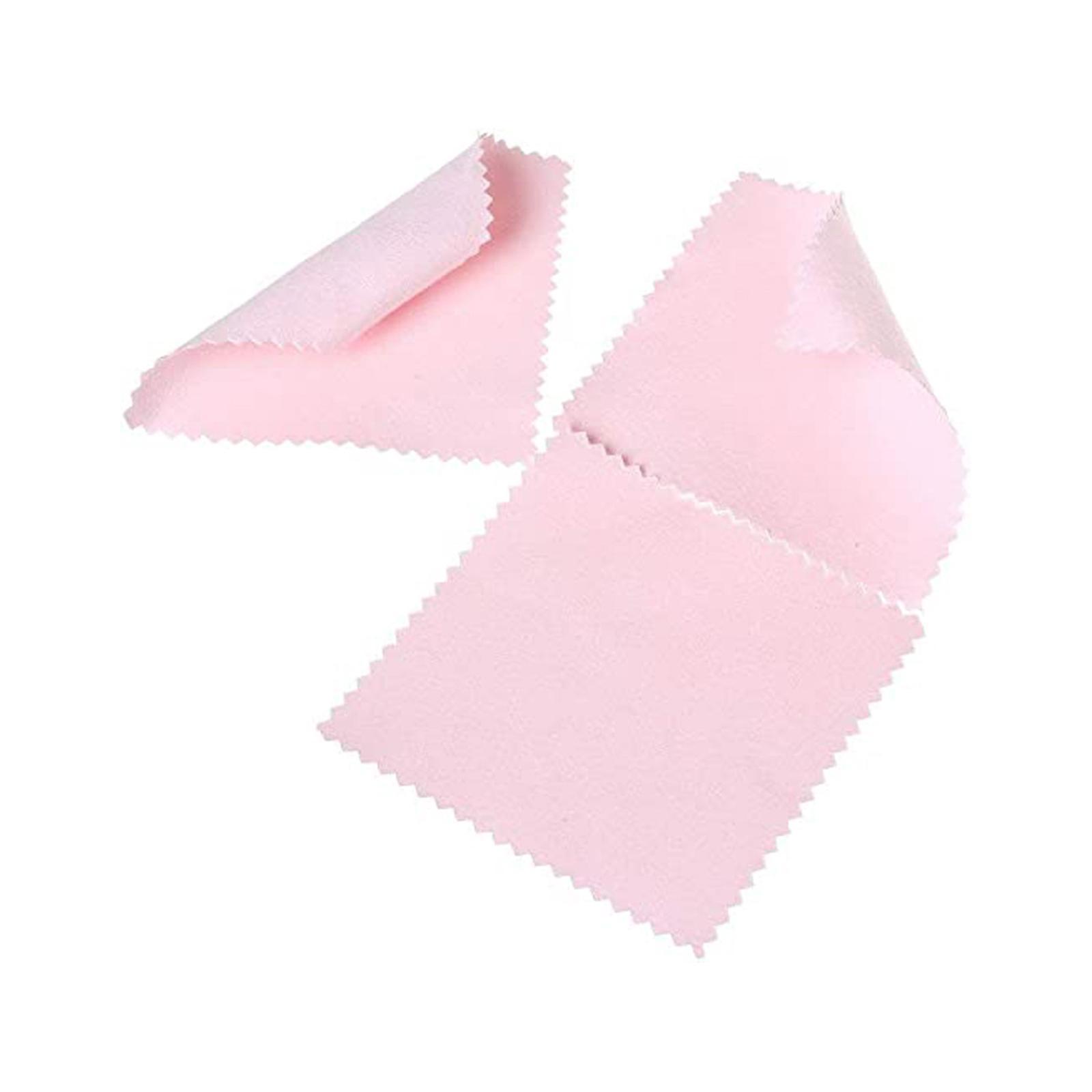 10Pcs Jewelry Cleaning Polishing Cloth Wiping Cloth for Rings Silverware