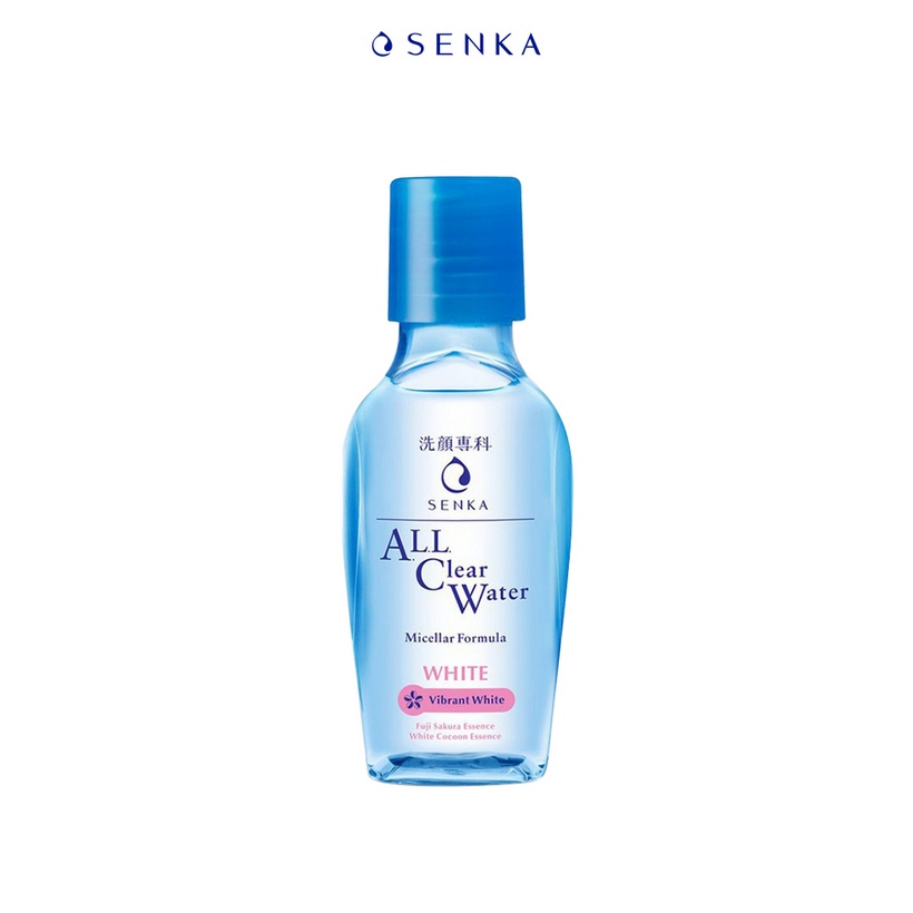 Combo Sữa chống nắng Senka Perfect UV Milk 40ml và Nước tẩy trang Senka Micellar Formula White 70ml