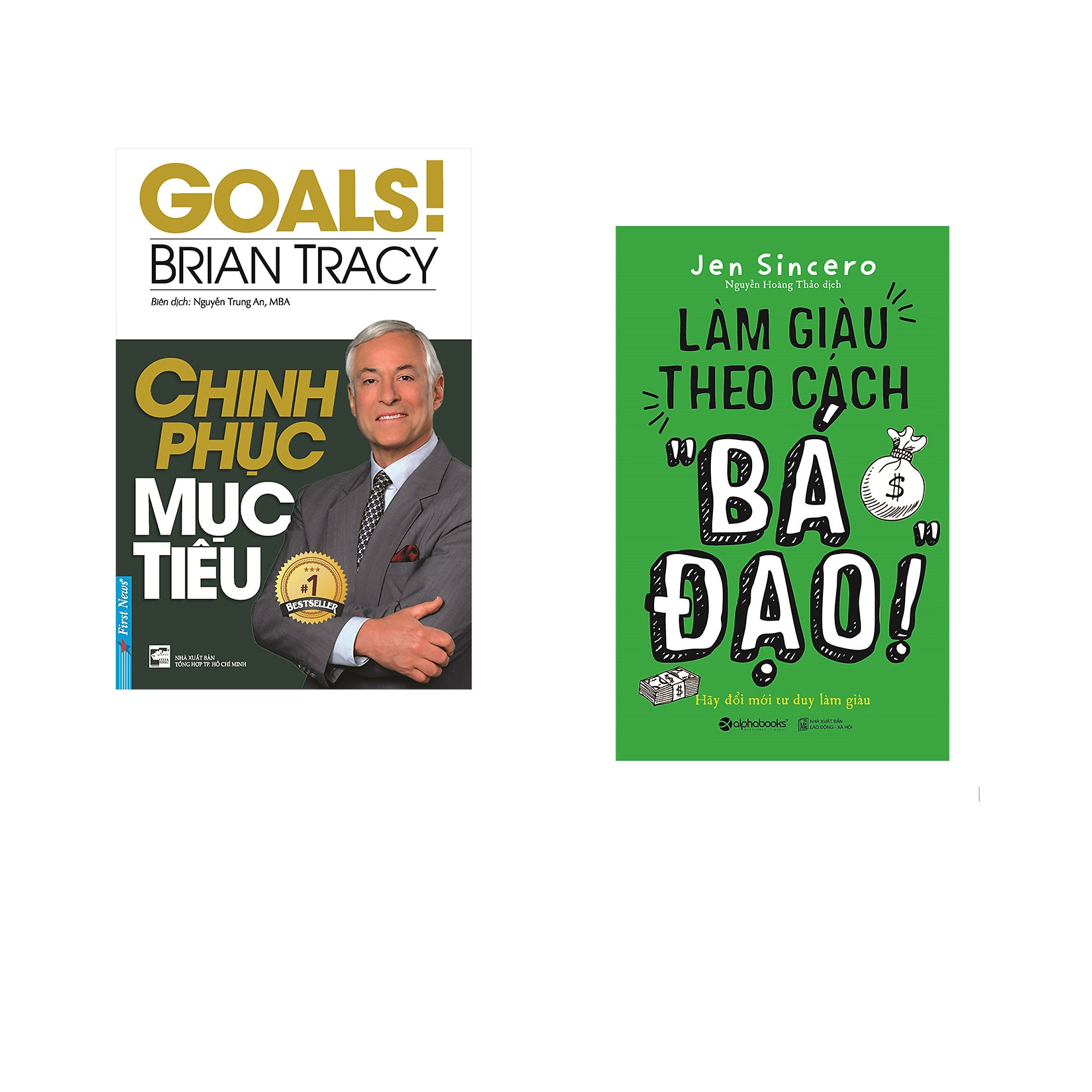 Combo 2 cuốn sách: Chinh Phục Mục Tiêu + Làm giàu theo cách " Bá Đạo"