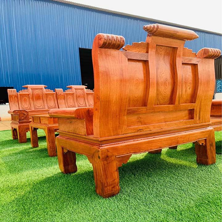 Bộ bàn ghế âu á thư gỗ hương đá