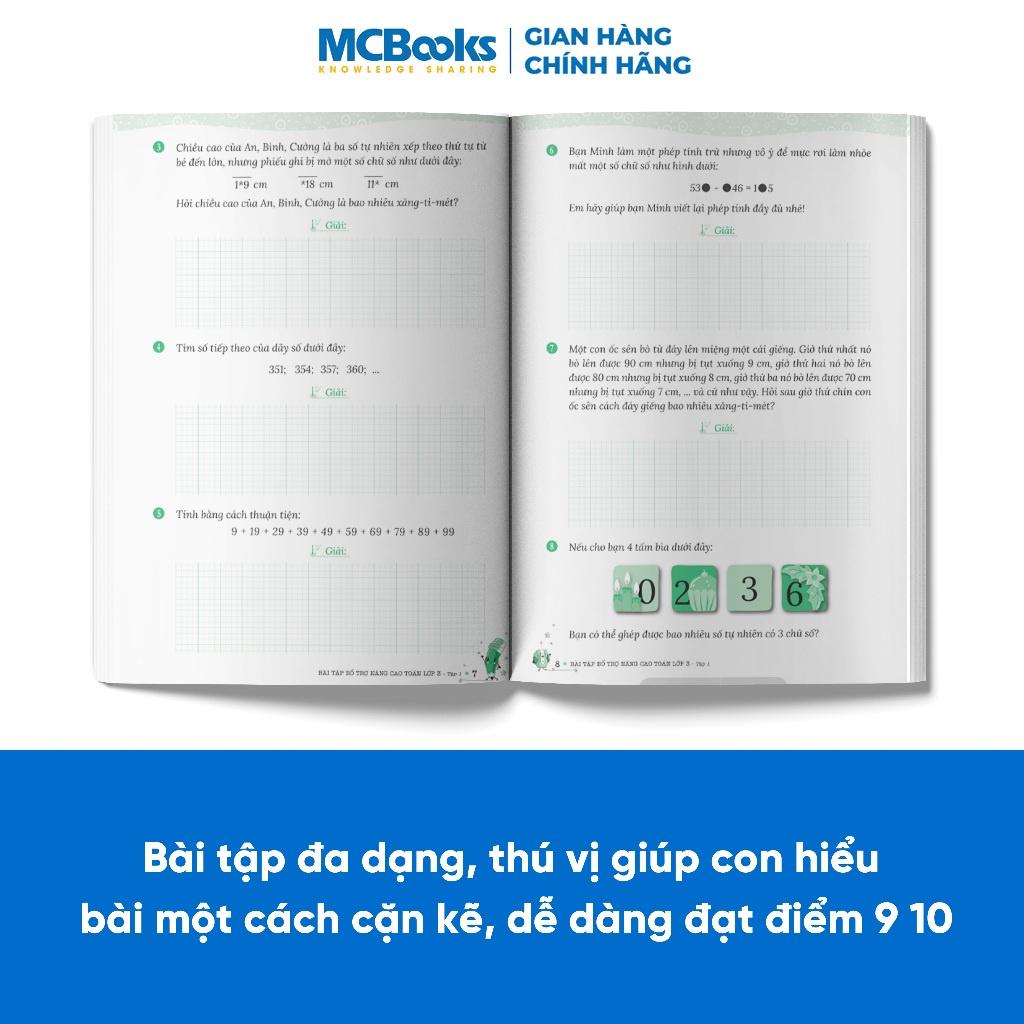 Sách Combo Bài tập bổ trợ nâng cao Toán lớp 3 - Bản Quyền