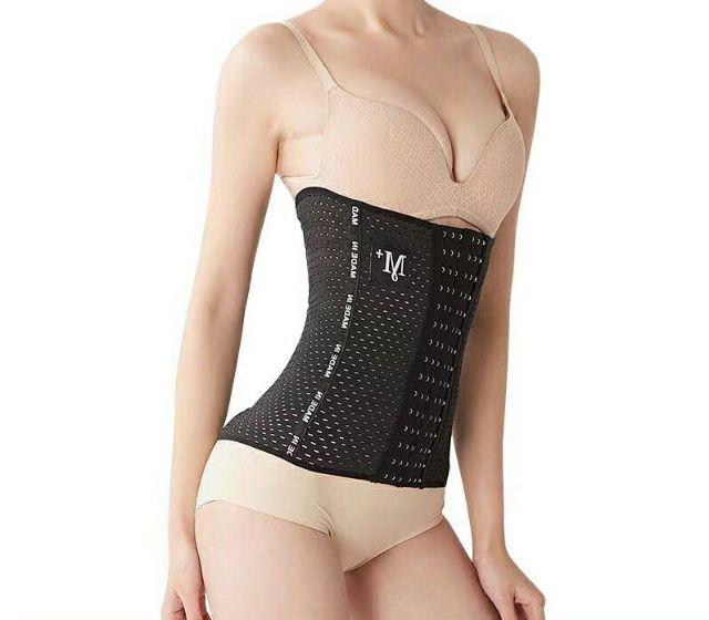 Đai gen bụng chống cuộn, định hình, siết eo 6 móc cài