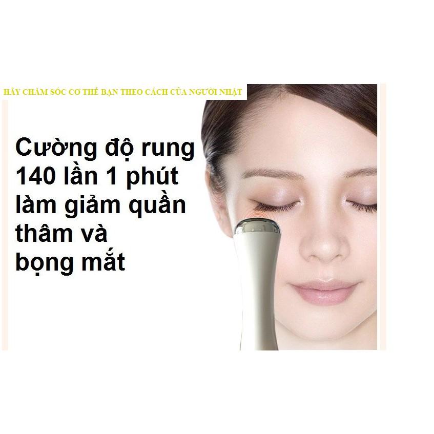 Máy massage đánh tan quần thâm mắt bọng mắt mụn quanh mắt - màu trắng B74