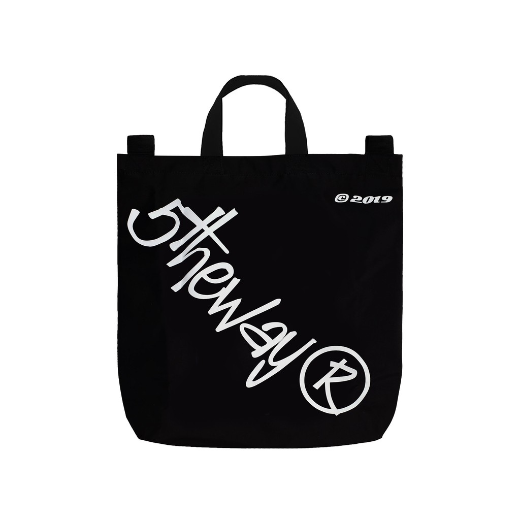 5THEWAY /5OTY.2019/ Tote Bag in BLACK aka Túi Tote Đen