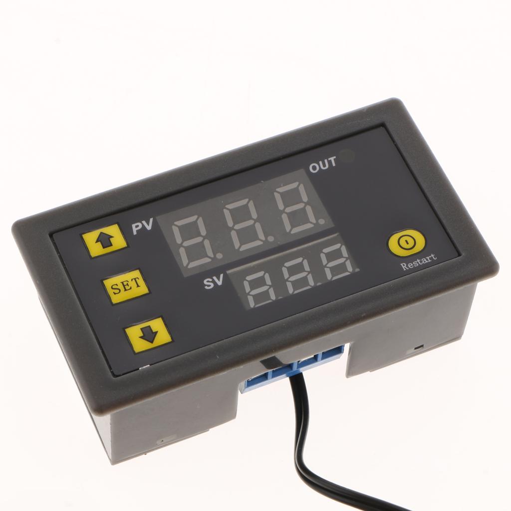 W3230 -50~120°C Mini Temperature Sensor Controller Regulator Switch 24V