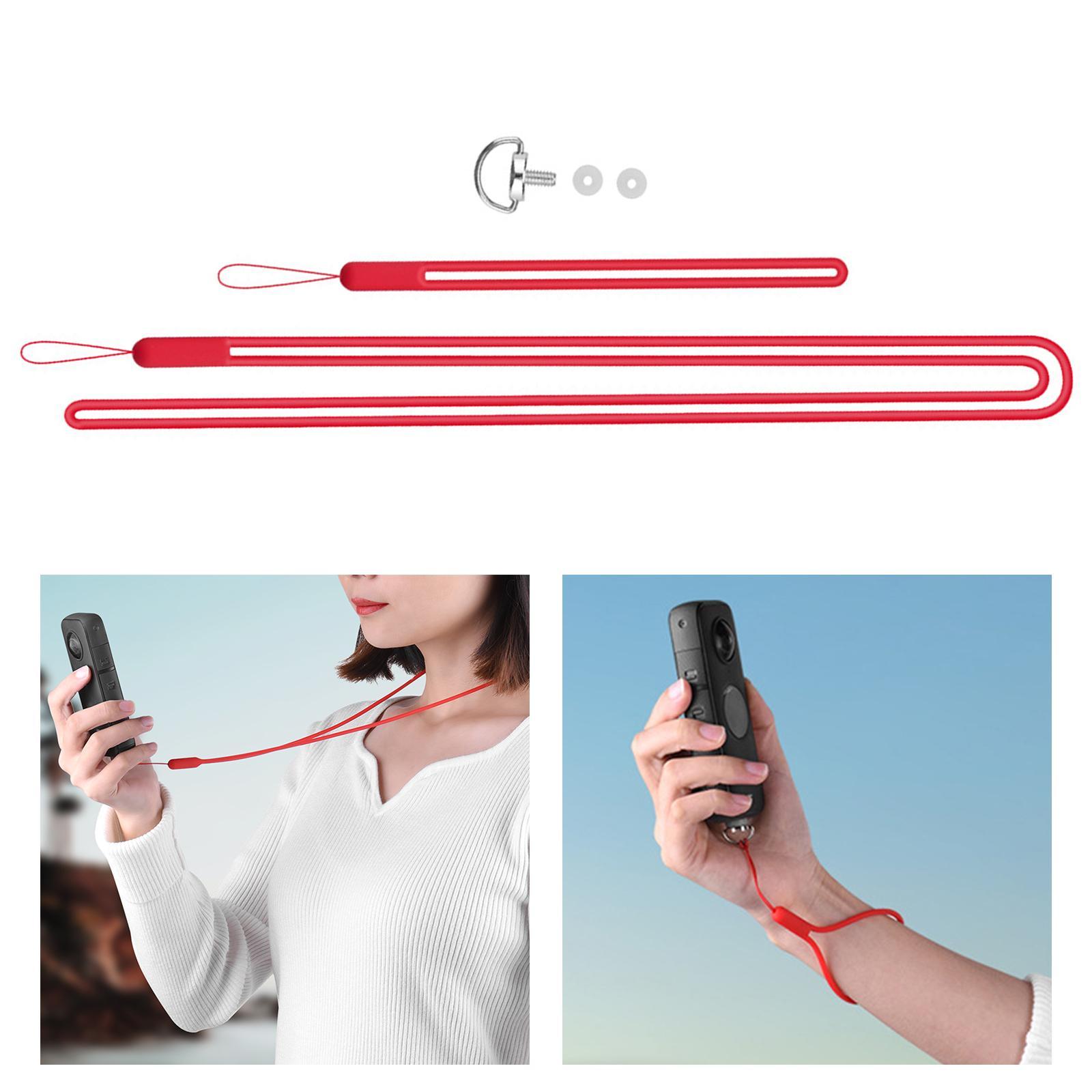 Silicone Hand Strap Wrist Strap Lanyard Antidrop Cord for One x2