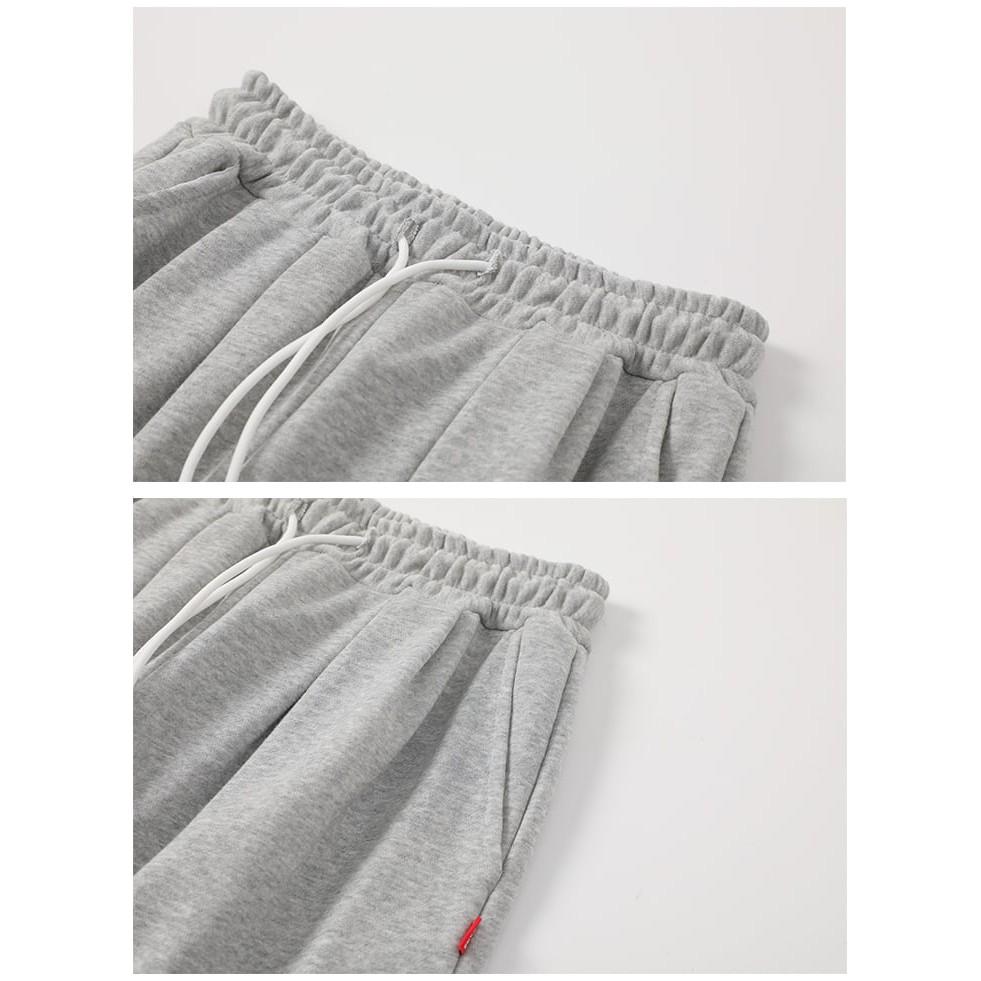 Quần nỉ nam nữ cạp chun bo gấu bigsize từ M đến 3XL, quần jogger unisex fullsize
