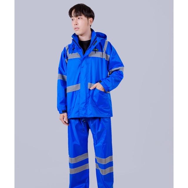 Áo mưa bộ 2 lớp phản Quang cao cấp