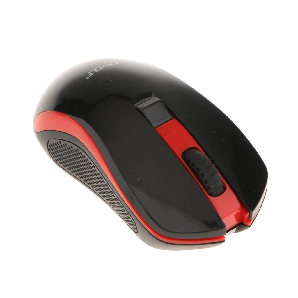 USB Wireless Adapter Mouse Cordless Optical Scroll Mouse