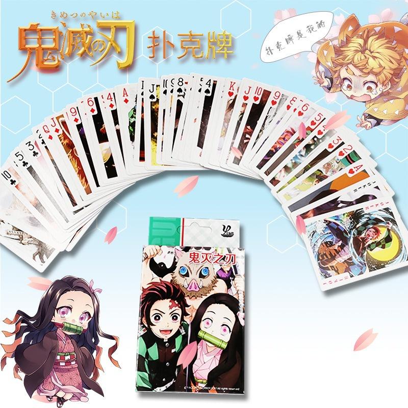 Bài tây anime KIMETSU NO YAIBA - DEMON SLAYER - Thanh gươm diệt quỷ 54 lá 54 ảnh khác nhau