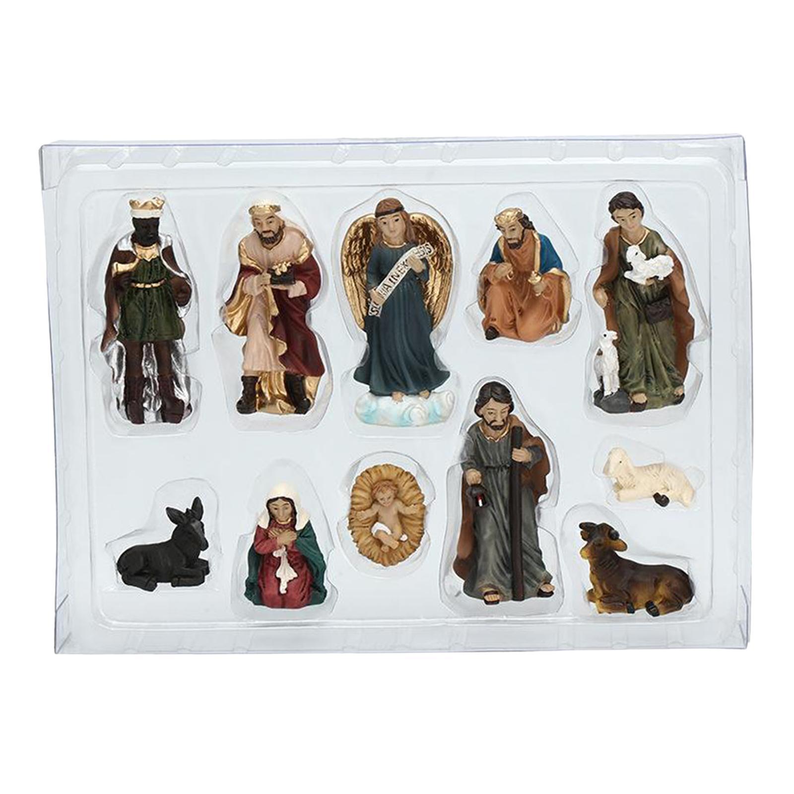 Christmas Nativity Scene Set    Statue Figures Birth Of