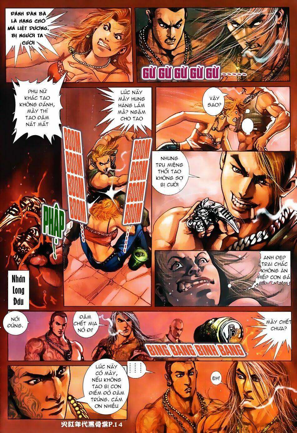 hỏa hồng niên đại hắc cốt đường chapter 7 12