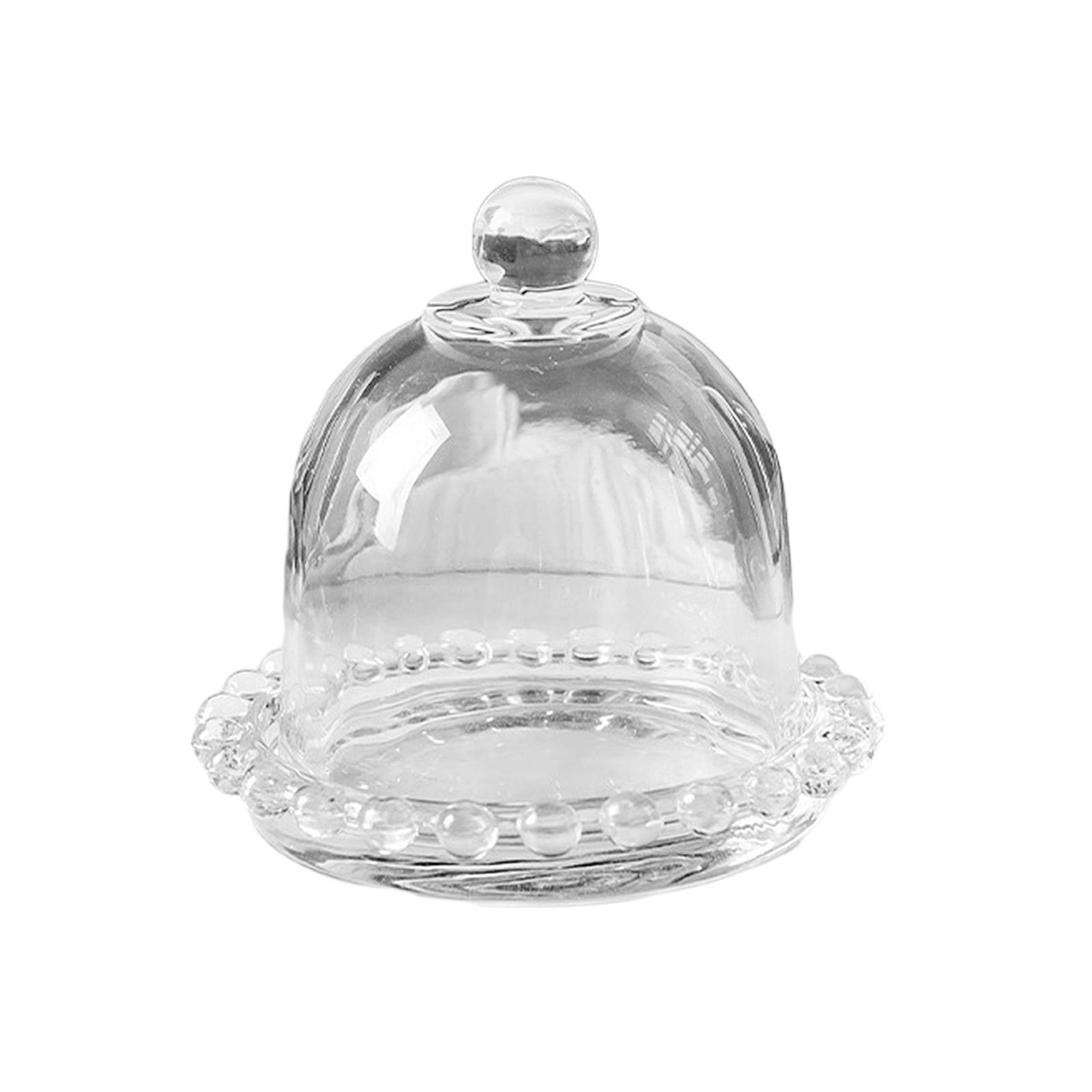 Cake Serving Tray with Glass Cake Plate for Festive Party Kitchen