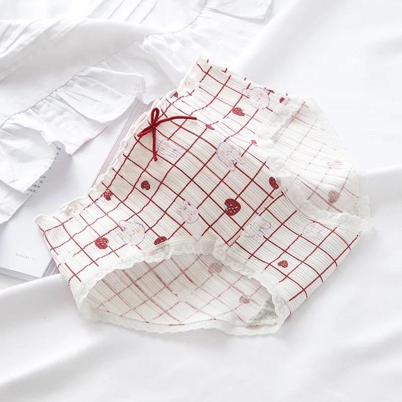 Quần Lót Nữ Cotton Siêu Thoáng Nâng Thỏ Đỏ QL06