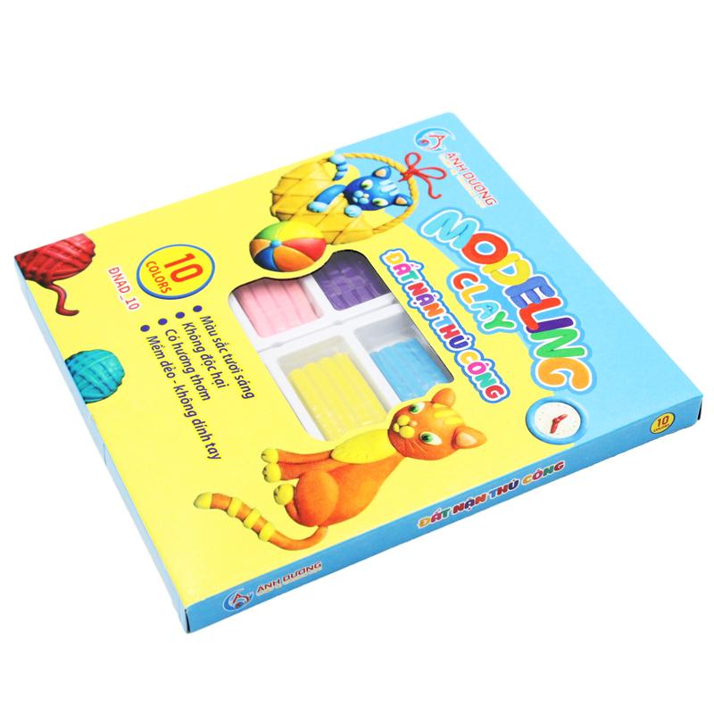 Đồ Chơi Đất Nặn Thủ Công 10 Màu 150g Modeling Clay - Ánh Dương ĐNAD-10