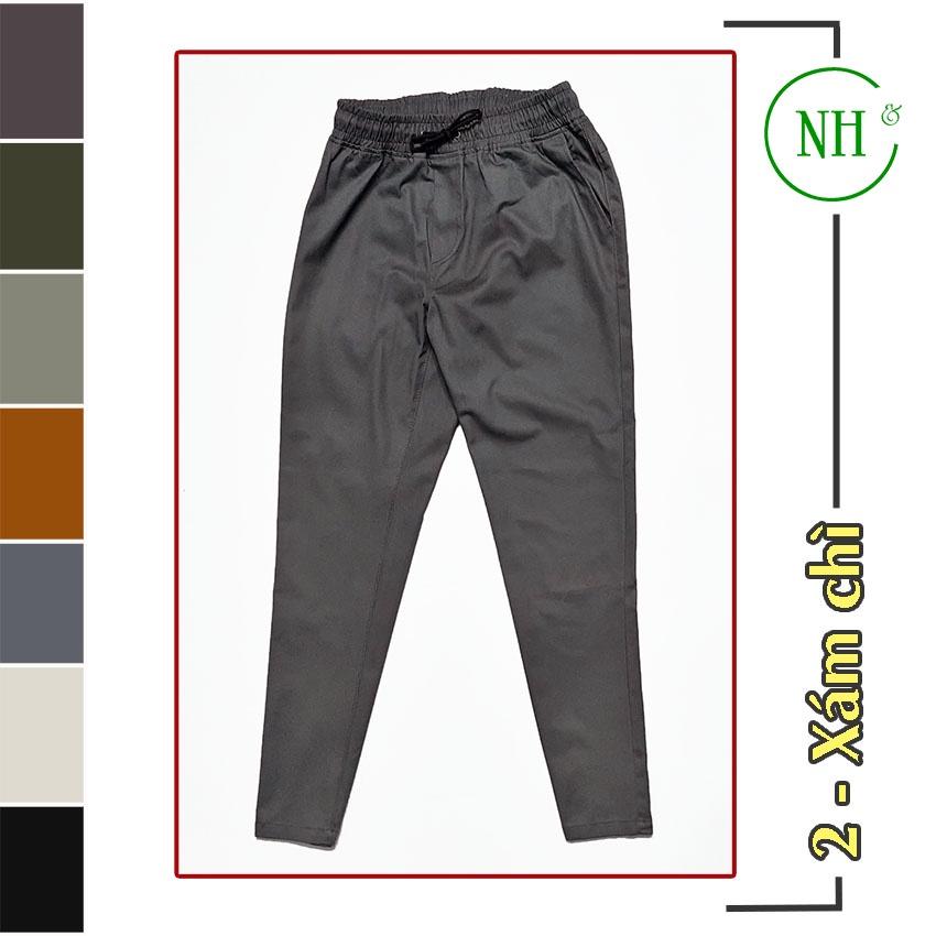 Quần kaki nam BIG SIZE đến 110kg, quần nam SIZE ĐẠI chất kaki co giãn, quần lưng thun NH SHOP