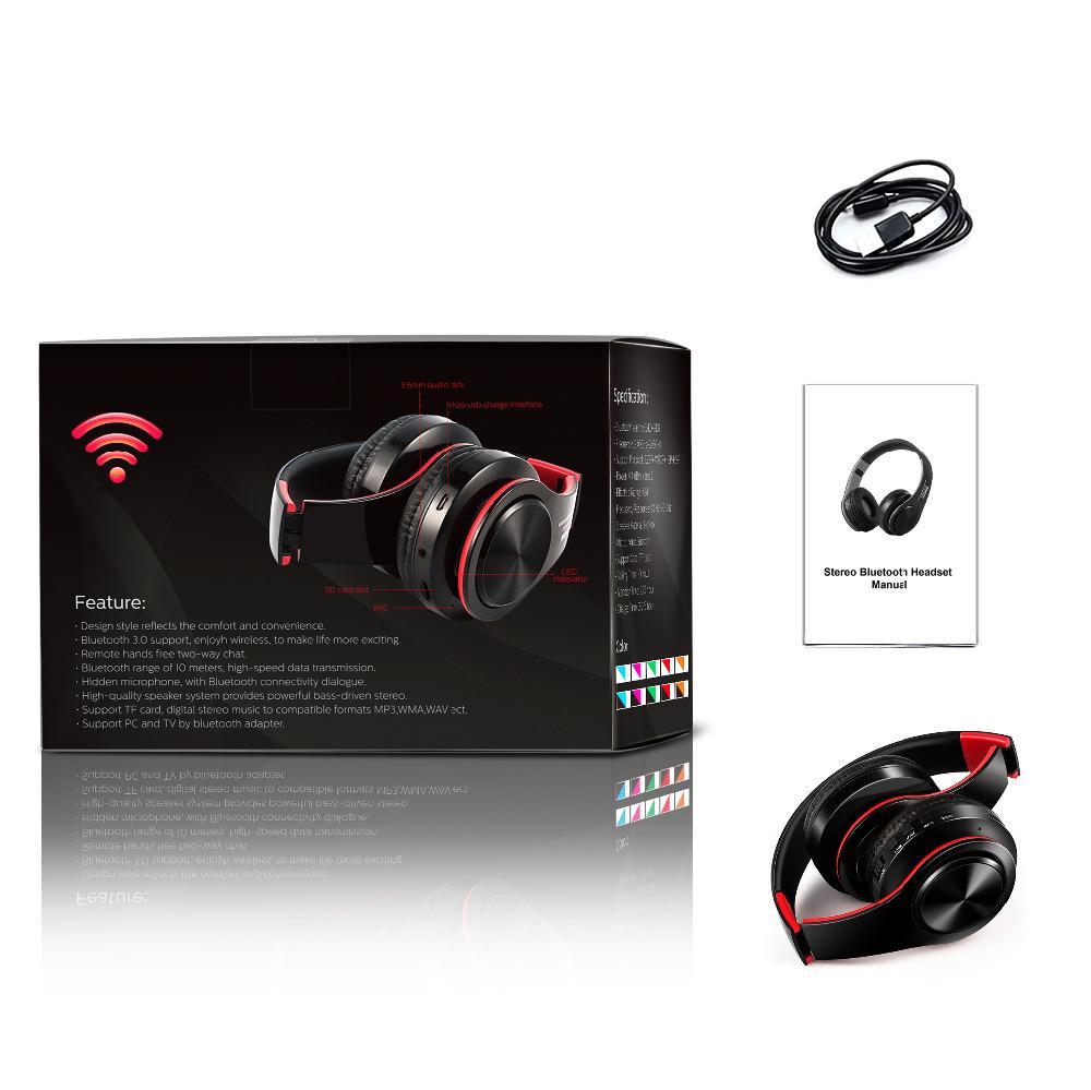 Tai Nghe Bluetooth Tai Nghe Tai Nghe Chụp Tai Không Dây Tai Nghe Âm Thanh Nổi Gấp Gọn Tai Nghe Thể Thao Tai Nghe Micro Handfree MP3 Người Chơi