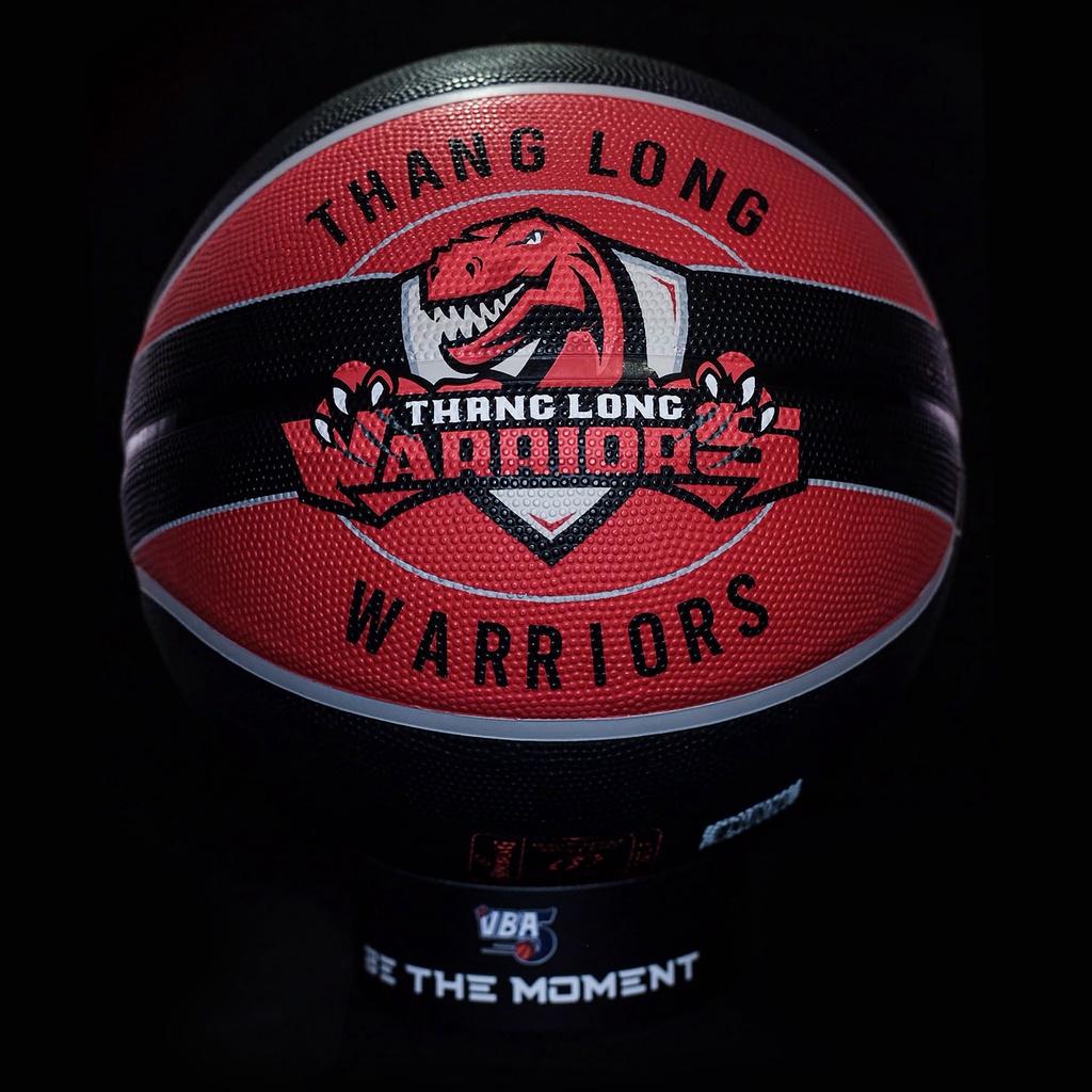 Quả bóng rổ Spalding Thăng Long Warriors Size 7- Tặng kim bơm bóng và túi lưới đựng bóng